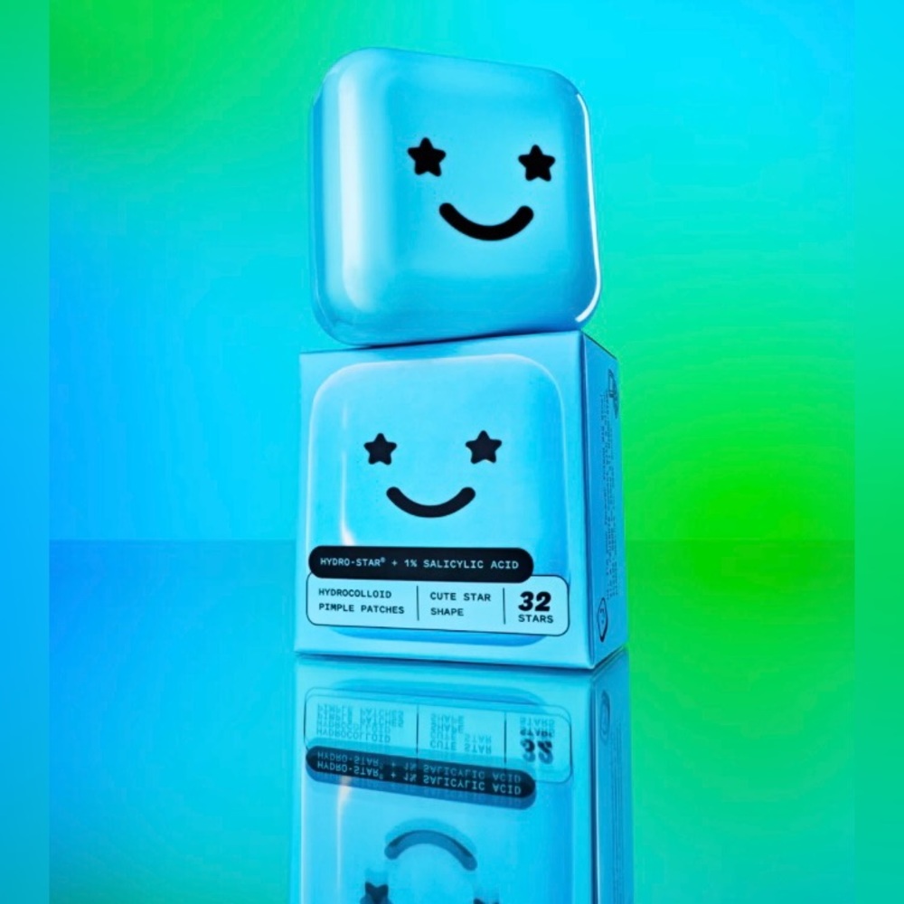 Starface Blue Stars with Compact of Acne Patches